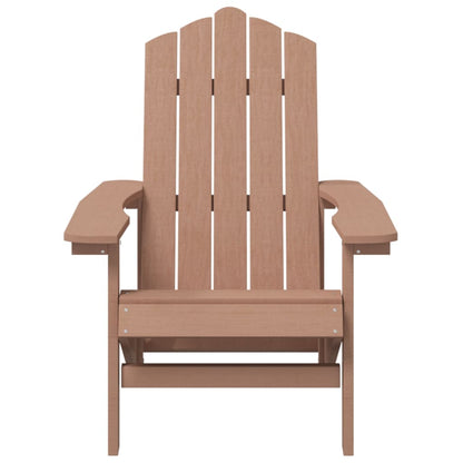 Tuinstoel Adirondack Hdpe 1 Bruin