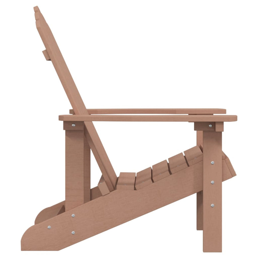 Tuinstoel Adirondack Hdpe 1 Bruin