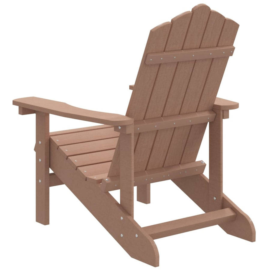 Tuinstoel Adirondack Hdpe 1 Bruin