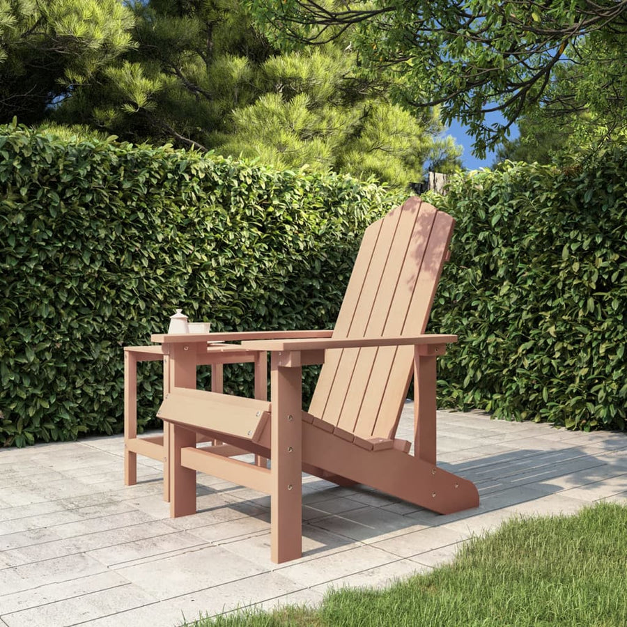 Tuinstoel Adirondack Hdpe 1 Bruin
