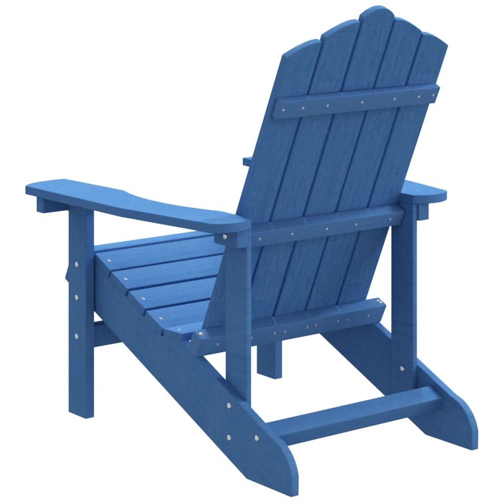 Tuinstoel Adirondack Hdpe Aquablauw 1 Waterblauw