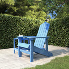 Garden chair Adirondack HDPE aqua blue