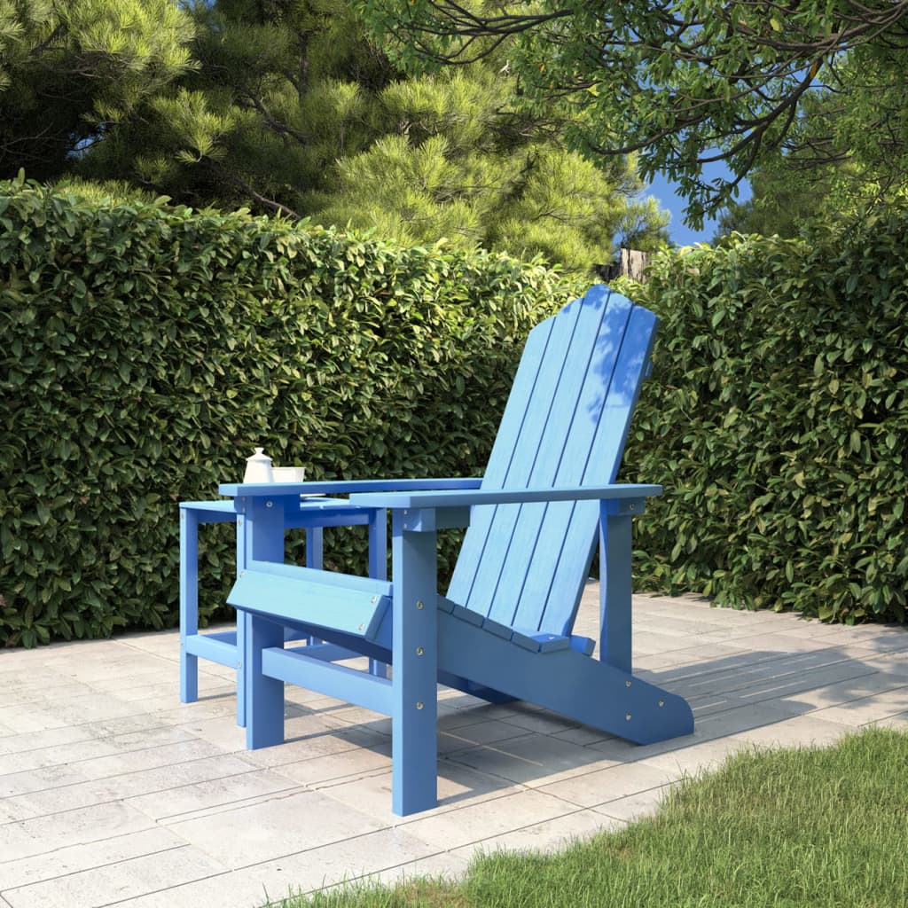 Tuinstoel Adirondack Hdpe Aquablauw 1 Waterblauw