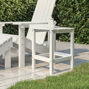 Adirondack Garden Table 38x38x46 cm HDPE white