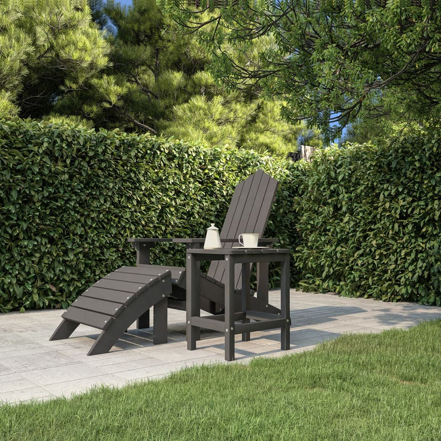 Tuintafel Adirondack 38X38X46 Cm Hdpe Kleurig Antraciet