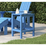 Garden Table Adirondack 38x38x46 cm HDPE aqua blue