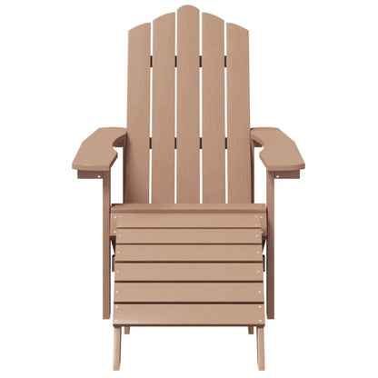 Tuinstoel Adirondack Met Voetenbank Hdpe 1