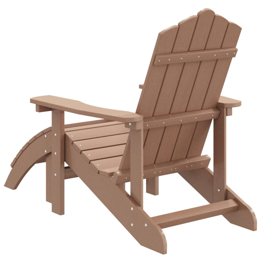Tuinstoel Adirondack Met Voetenbank Hdpe 1