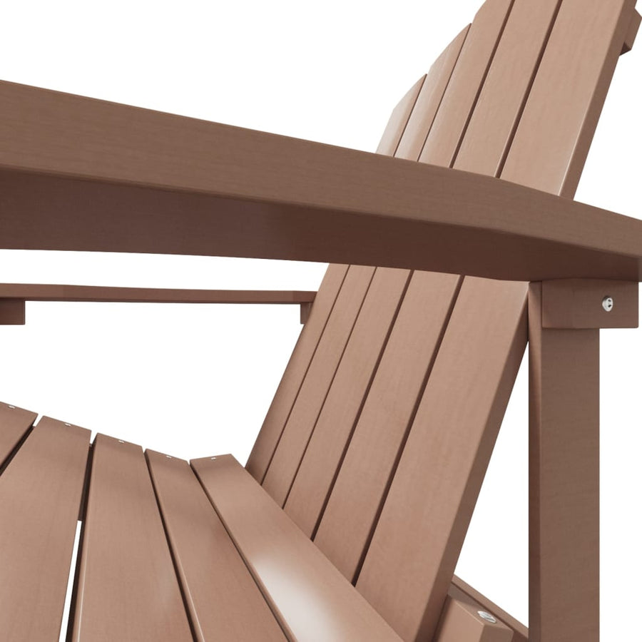 Tuinstoel Adirondack Met Voetenbank Hdpe 1