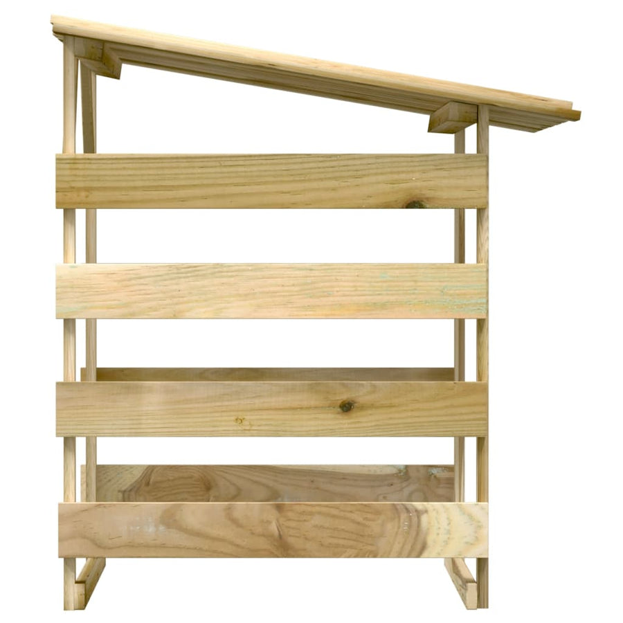 Pergola Met Dak Geïmpregneerd Grenenhout 1 100 x 90 x 100 cm