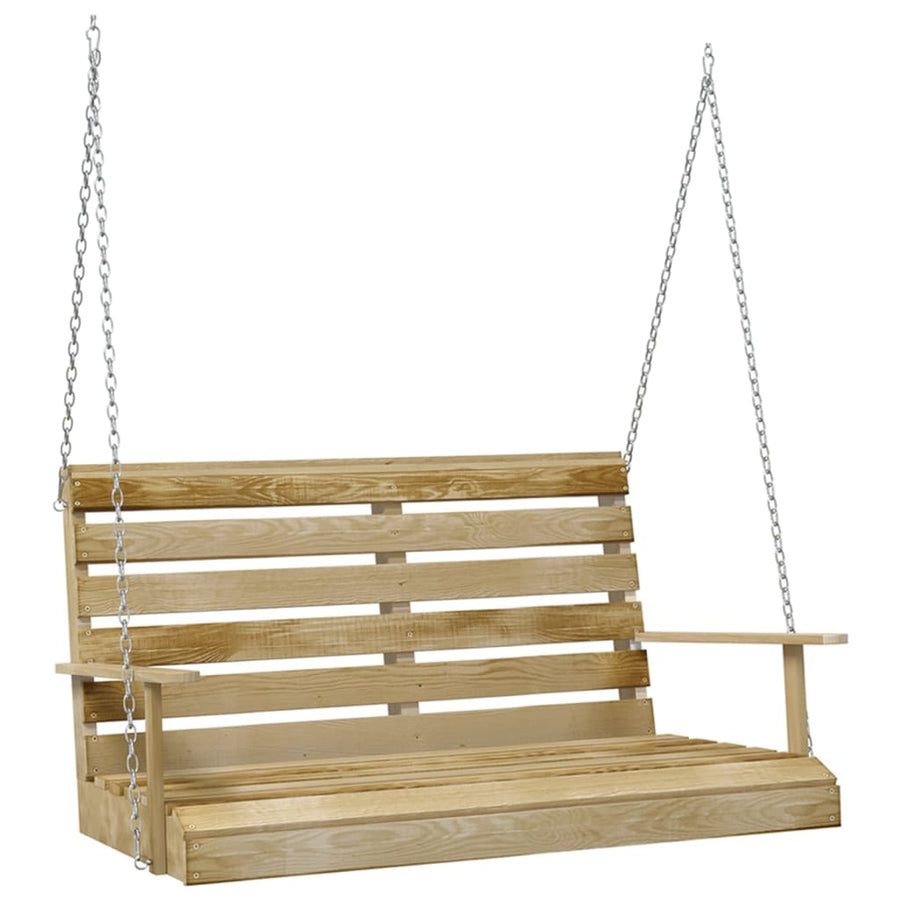Schommelbank 110 Cm Geïmpregneerd Grenenhout 110 x 65 x 60 cm