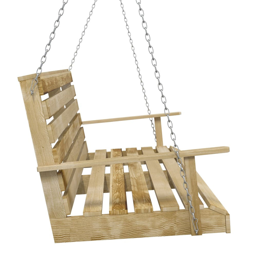 Schommelbank 110 Cm Geïmpregneerd Grenenhout 110 x 65 x 60 cm