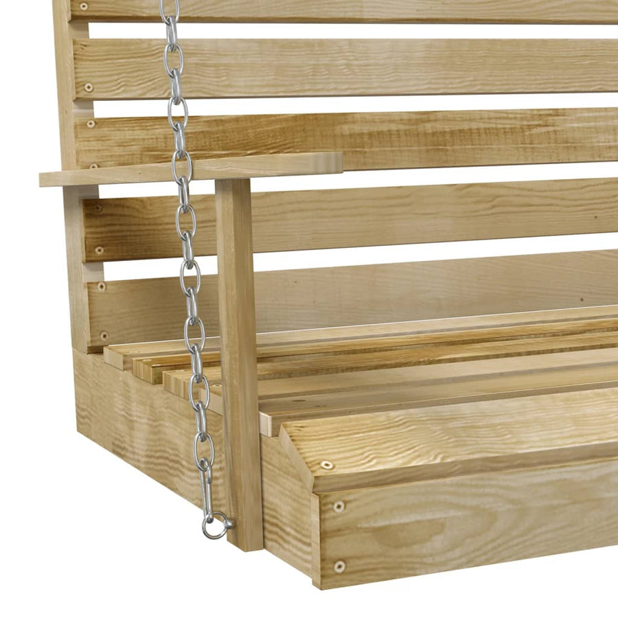 Schommelbank 110 Cm Geïmpregneerd Grenenhout 110 x 65 x 60 cm