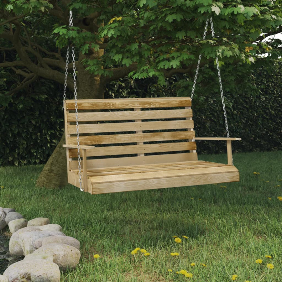 Schommelbank 110 Cm Geïmpregneerd Grenenhout 110 x 65 x 60 cm