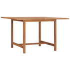 Garden table 110x110x75 cm solid teak