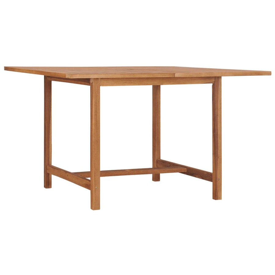 Tuintafel 0X0X75 Cm Massief Teakhout Vierkant