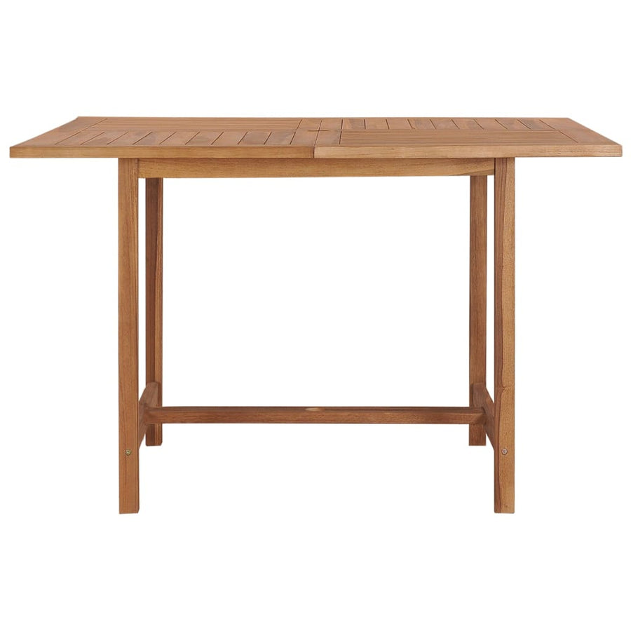 Tuintafel 0X0X75 Cm Massief Teakhout Vierkant