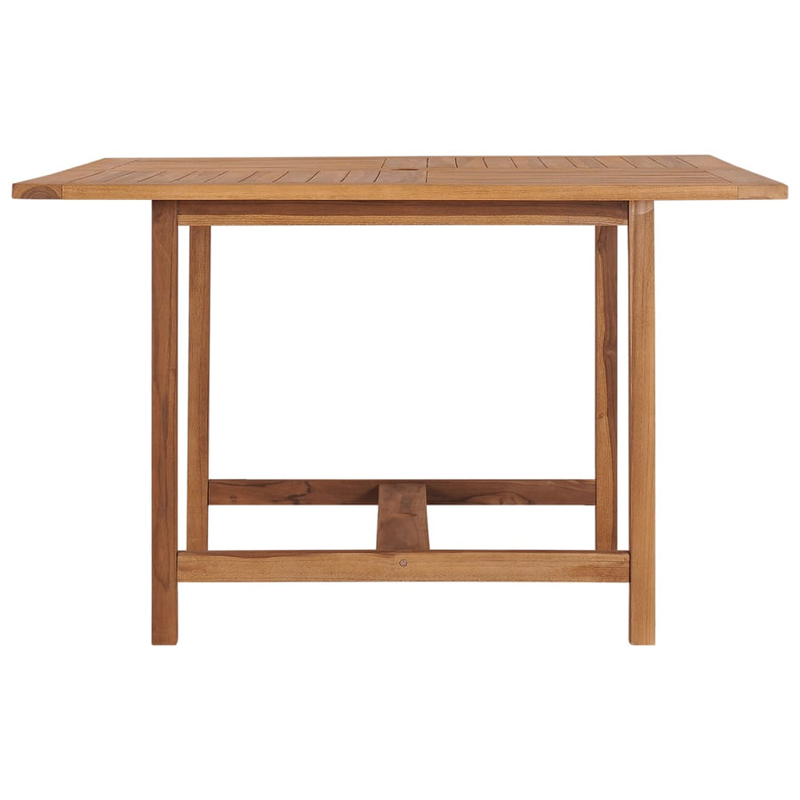 Tuintafel 0X0X75 Cm Massief Teakhout Vierkant