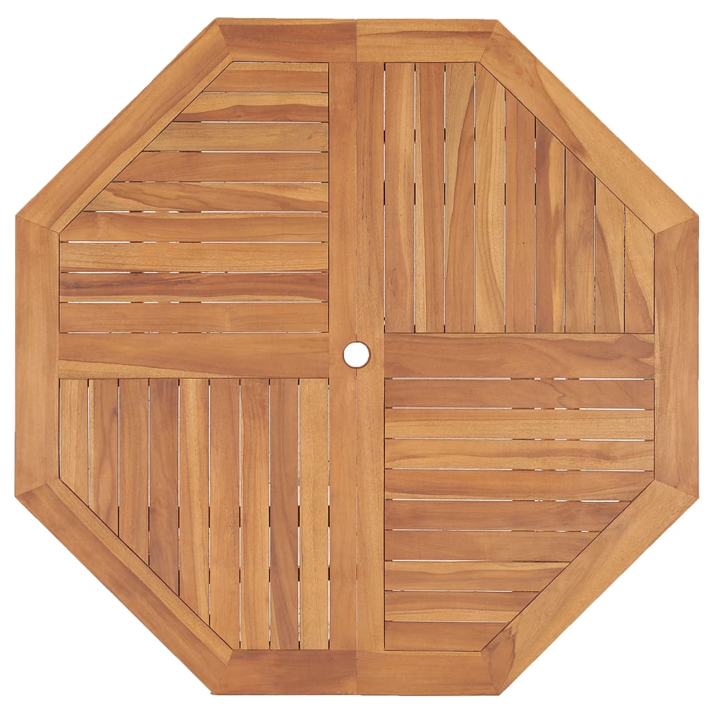 Tuintafel 110X110X75 Cm Massief Teakhout