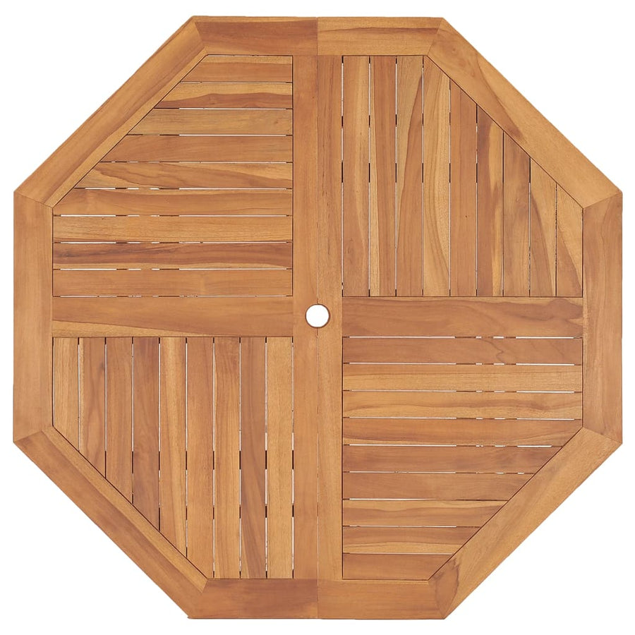 Tuintafel 110X110X75 Cm Massief Teakhout