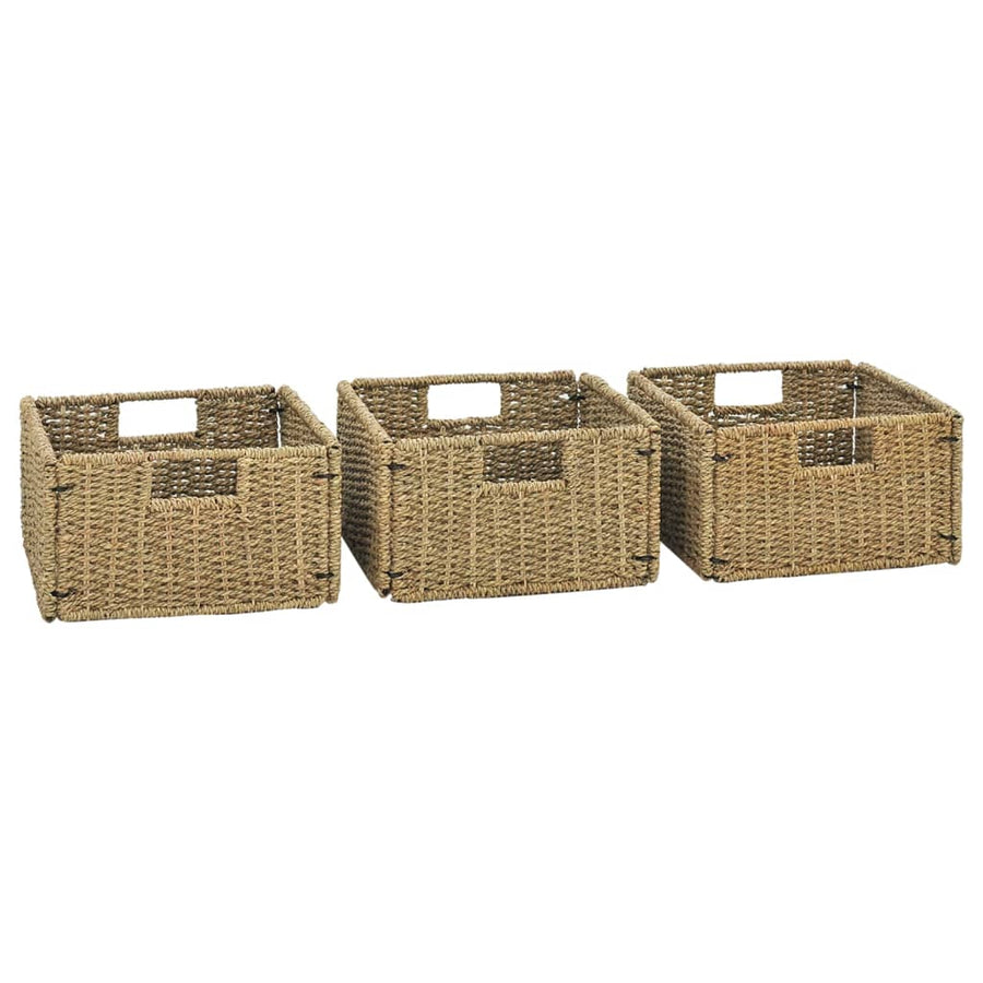 Wastafelkast met 3 manden 132x45x75 cm massief teakhout