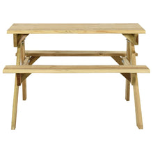 Picknicktafel Met Banken Geïmpregneerd Grenenhout 110 x 123 x 73 cm