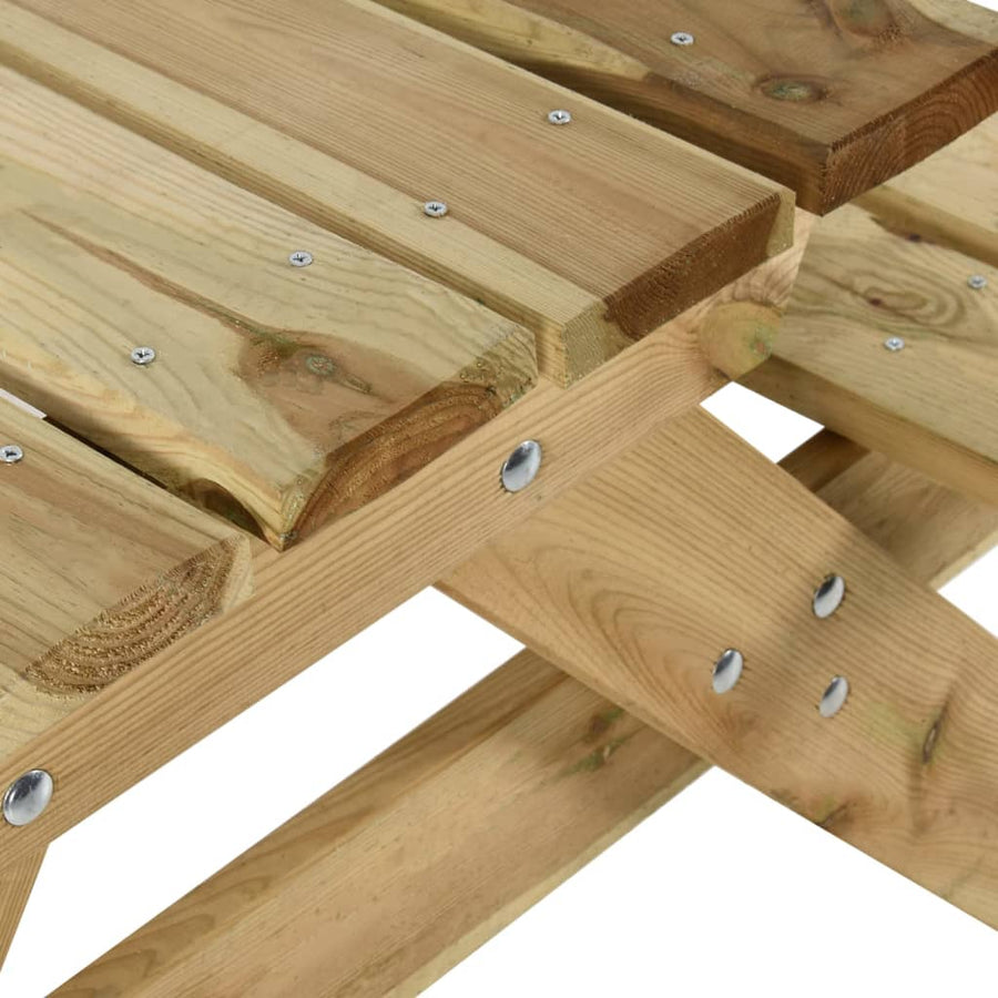 Picknicktafel Met Banken Geïmpregneerd Grenenhout 220 x 122 x 72 cm