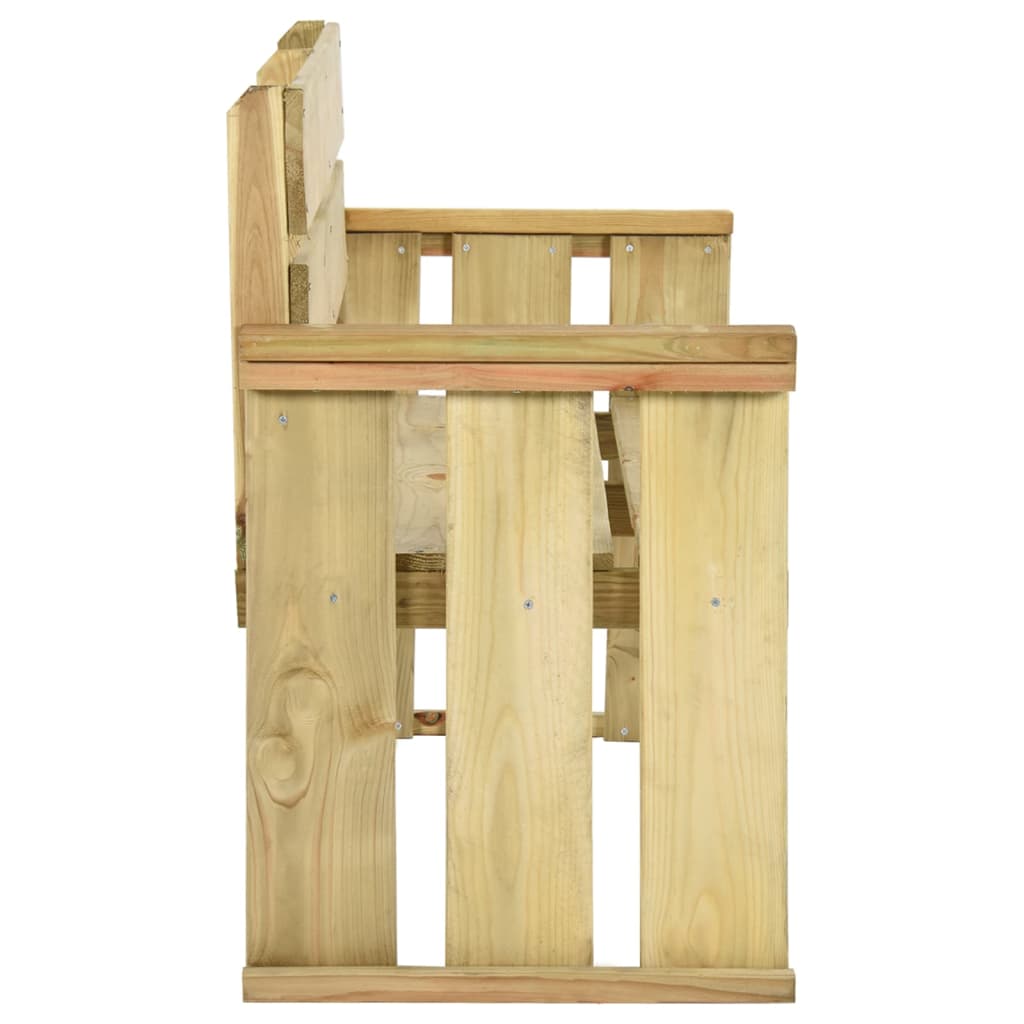 Tuinbank 2 Cm Geïmpregneerd Grenenhout 121 x 53 x 85 cm