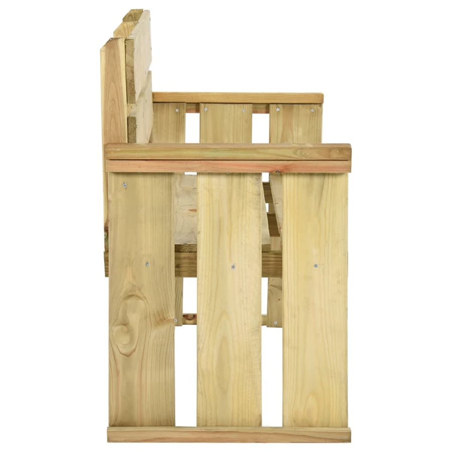 Tuinbank 2 Cm Geïmpregneerd Grenenhout 121 x 53 x 85 cm