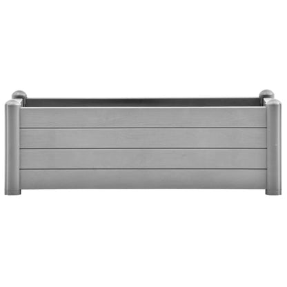 Plantenbak Verhoogd Pp Steen 100 x 43 x 35 cm Grijs