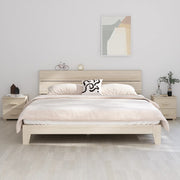 Nachtkastjes 2 st 40x35x44,5 cm grenenhout honingbruin