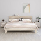 Bedside tables HAMAR 2 pcs 40x35x44.5 cm solid pine wood white