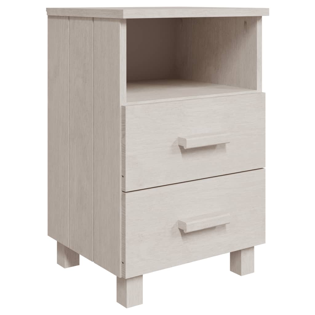 Nachtkastje Hamar 40X35X62 Cm Massief Grenenhout 1