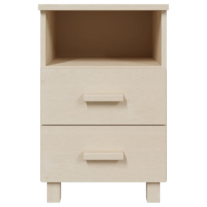 Nachtkastjes Hamar 40X35X6 Cm Grenenhout 2 Honingbruin