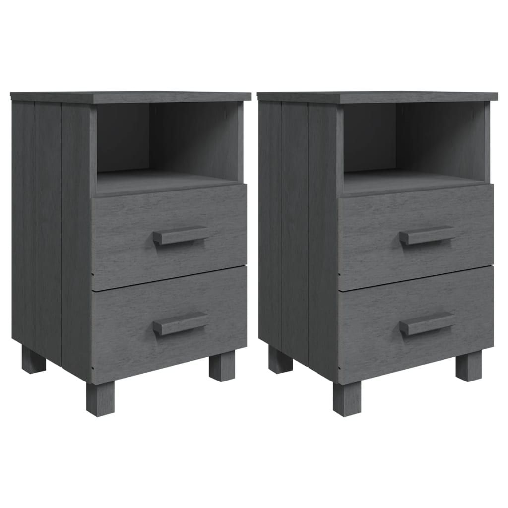 Nachtkastjes Hamar 40X35X62 Cm Grenenhout 2