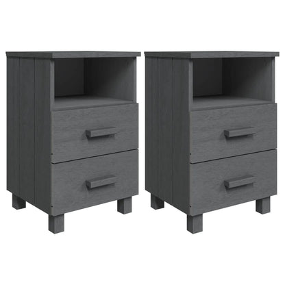 Nachtkastjes Hamar 40X35X62 Cm Grenenhout 2