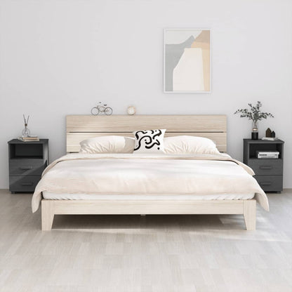 Nachtkastjes Hamar 40X35X62 Cm Grenenhout 2