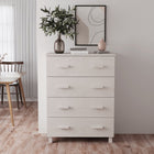 Dressoir Hamar 79X40X03,5 Cm Massief Grenenhout Wit