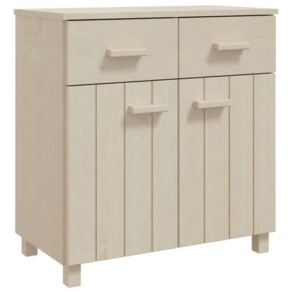 Dressoir Hamar 79X40X80 Cm Massief Grenenhout Honingbruin