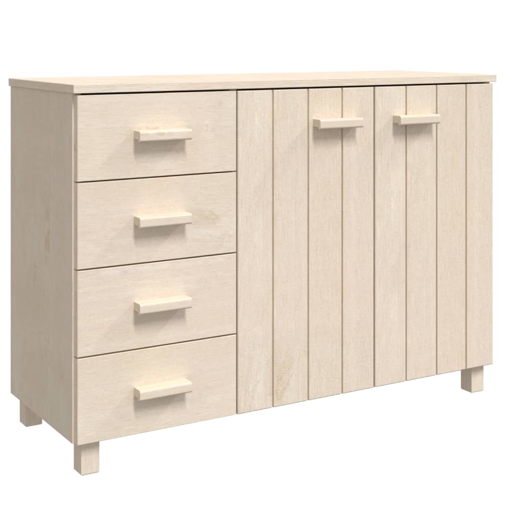 Dressoir HAMAR 113x40x80 cm massief grenenhout honingbruin