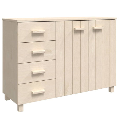Dressoir HAMAR 113x40x80 cm massief grenenhout honingbruin