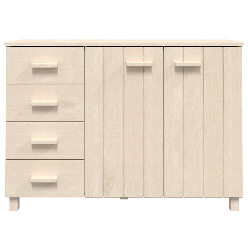 Dressoir HAMAR 113x40x80 cm massief grenenhout honingbruin