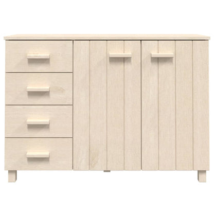 Dressoir HAMAR 113x40x80 cm massief grenenhout honingbruin