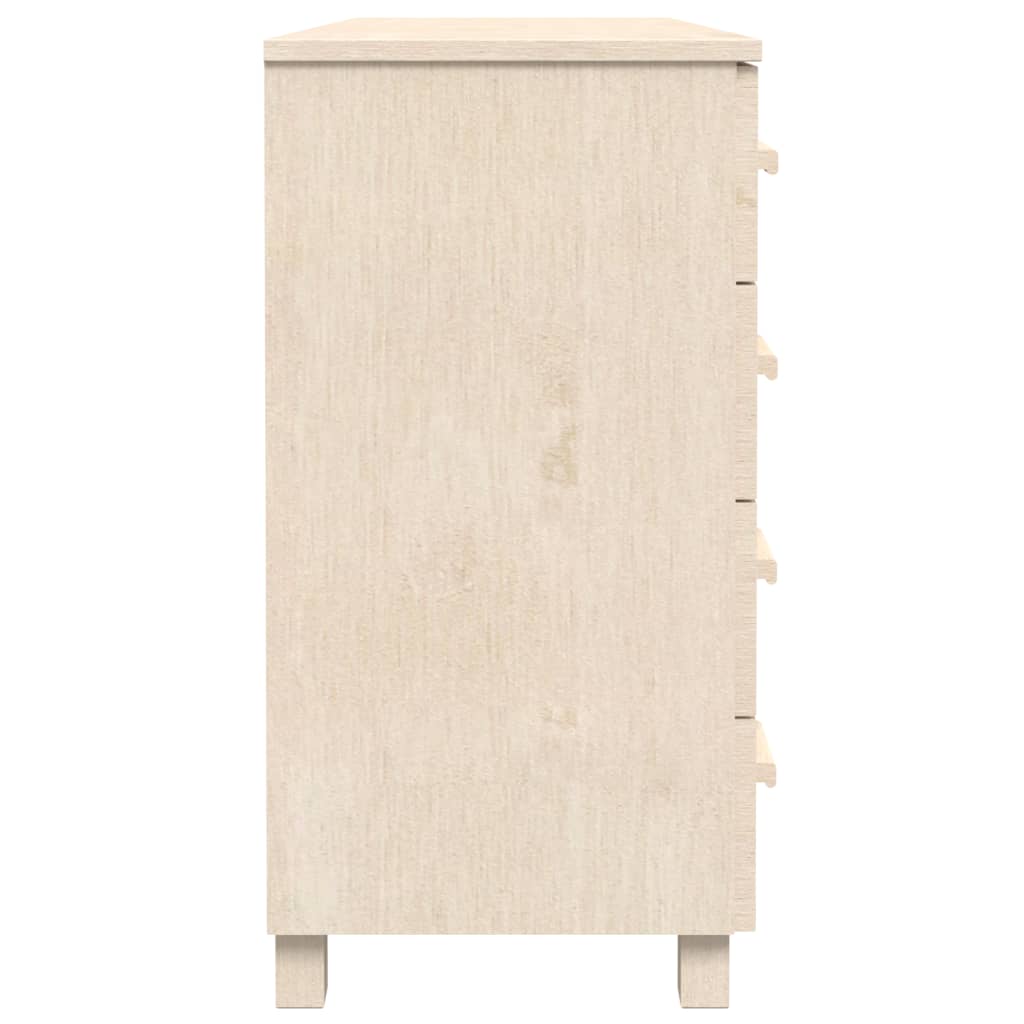 Dressoir HAMAR 113x40x80 cm massief grenenhout honingbruin