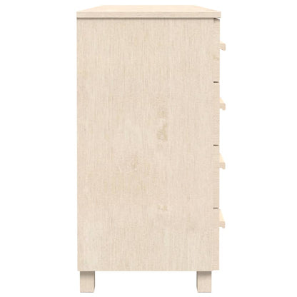 Dressoir HAMAR 113x40x80 cm massief grenenhout honingbruin