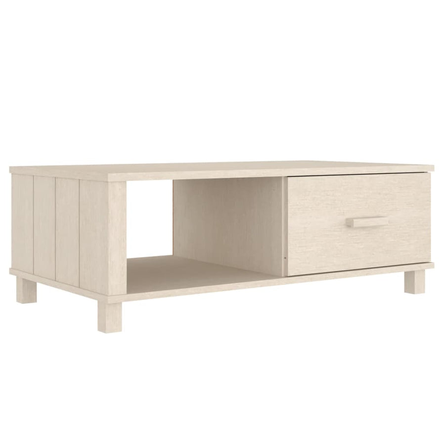 Salontafel Hamar 00X55X35 Cm Massief Grenenhout Honingbruin
