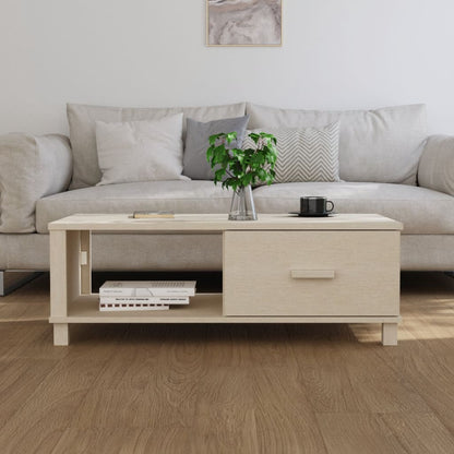 Salontafel Hamar 00X55X35 Cm Massief Grenenhout Honingbruin