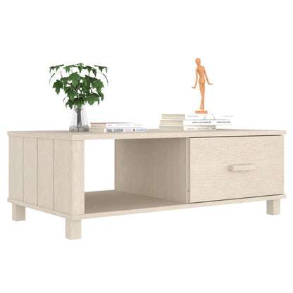 Salontafel Hamar 00X55X35 Cm Massief Grenenhout Honingbruin