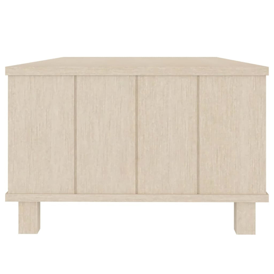 Salontafel Hamar 00X55X35 Cm Massief Grenenhout Honingbruin
