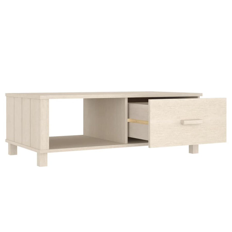 Salontafel Hamar 00X55X35 Cm Massief Grenenhout Honingbruin
